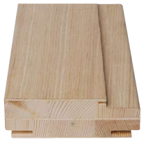 Straight blockboard door frame veneer covered